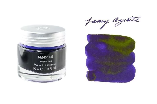Frasco De Tinta Lamy Crystal Ink Linha Premium 30ml Azurite Frasco De Tinta Lamy Crystal Ink Linha Premium 30ml Azurite
