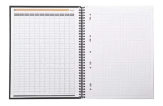 Caderno Rhodia Note Book Com Espiral Capa Preta A4+ 191301
