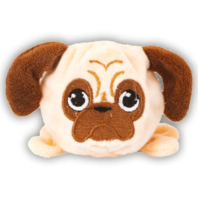 Pelúcia Esmaga Fluffy Série Color Ball Cachorro Marrom 49730 Toyng Pelúcia Esmaga Fluffy Série Color Ball Cachorro Marrom 49730 Toyng