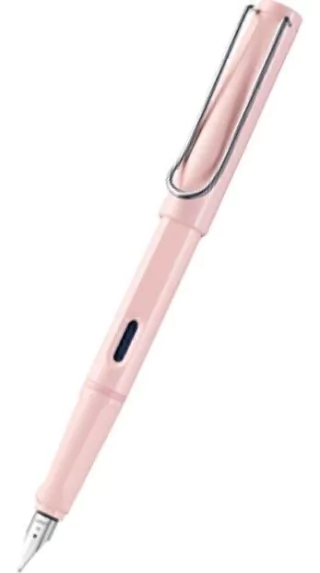 Caneta Tinteiro Lamy Safari Rosa Pastel Ed Especial 2019