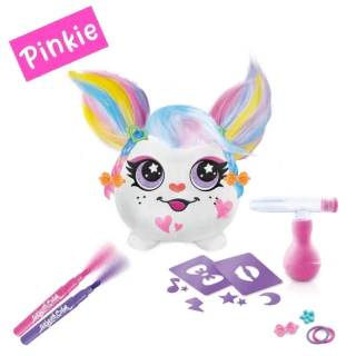 Pelúcia Pinkie Airbrush Hair Iffic Penteados Fun F0194-1