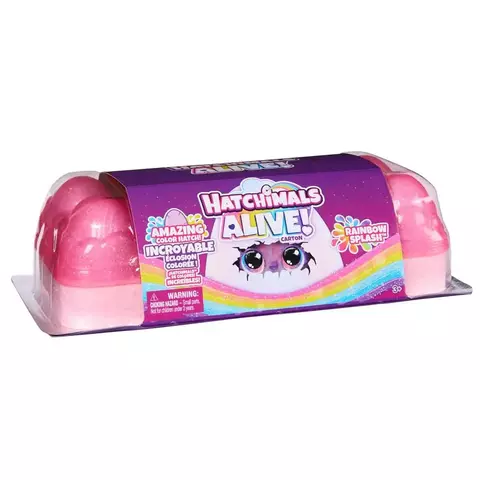 Hatchimals Alive Pack Com 5 Ovos Surpresa Ranbow Splash 4002 Sunny