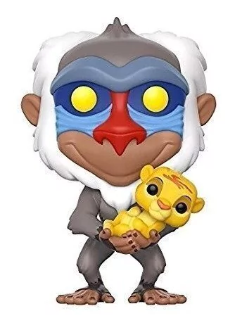 Funko Pop Disney - O Rei Leao - Rafiki Com Bebe Simba # 301