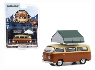 1978 Volkswagen Type 2 The Great Outdoors 1:64 Greenlight 38050B