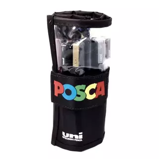 Estojo Marcador Posca Uni Ball 12 Unidades PC-5M 2714