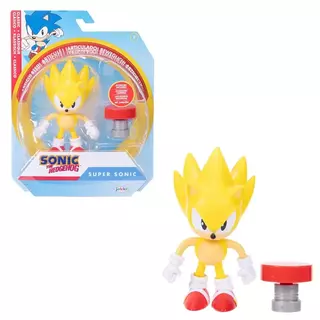 Boneco Articulado Sonic The Hedgehog Super Sonic 10 Cm 4550 Sunny