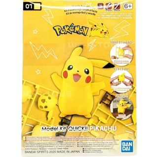 Pikachu Quick Model Kit Pokemon Bandai