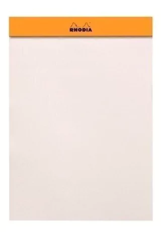 Bloco De Desenho E Notas Rhodia A5 N°16 Capa Preta 162008