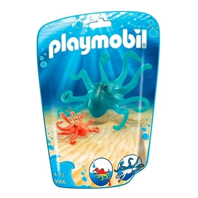 Saquinho Playmobil Animais Marinhos Filhotes Polvo 9066 Saquinho Playmobil Animais Marinhos Filhotes Polvo 9066