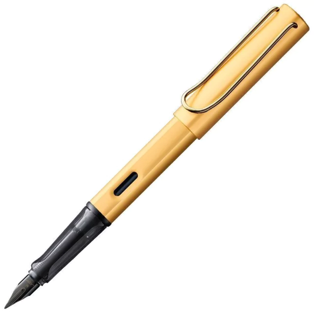 Caneta Tinteiro Lamy Lx - Live Deluxe Gold Pena Media ( M ) Caneta Tinteiro Lamy Lx - Live Deluxe Gold Pena Media ( M )