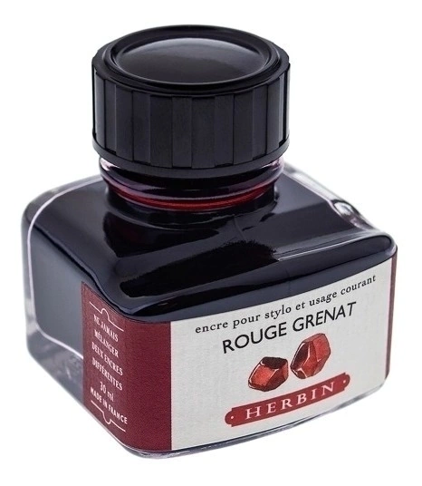 Tinta Para Caneta Tinteiro Rouge Grenat Herbin 30ml Tinta Para Caneta Tinteiro Rouge Grenat Herbin 30ml