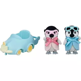 Sylvanian Families Carrinho De Brincar Dos Bebês Pinguins - 5695 - Epoch