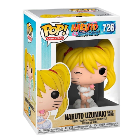 Boneco Funko Pop Naruto Shippuden Naruto Uzumaki Sexy Jutsu 726 Special Edition