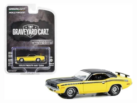1970 Plymouth AAR Cuda Graveyard Carz 1/64 Greenlight 62010D