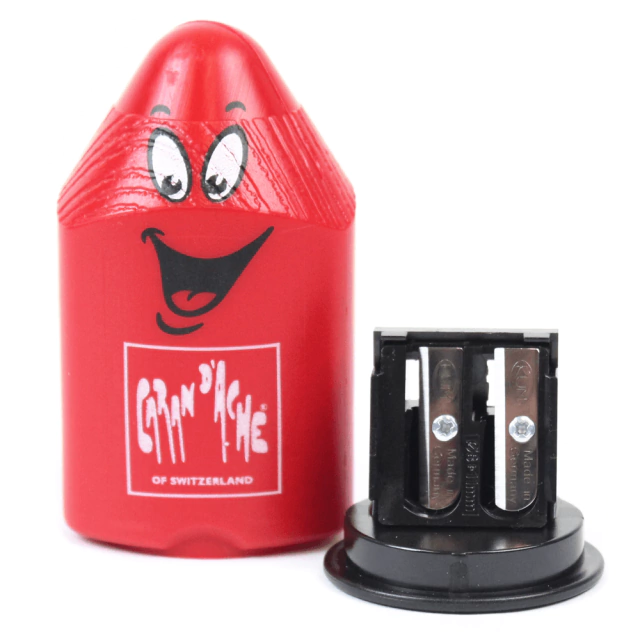 Apontador de Lápis Caran d’Ache Duplo Red 476070 Apontador de Lápis Caran d’Ache Duplo Red 476070