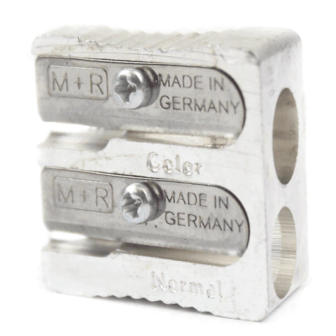 Apontador Duplo De Lápis M+R 0211 – 2 Orifícios