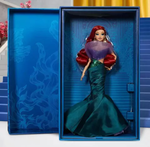 Boneca Ariel Vestido de Gala Disney Collector Mattel Creations Hyb18