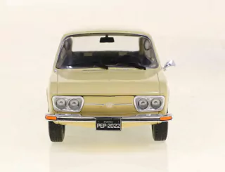 Miniatura Brasília Bege 1976 Vw 1:24 Califórnia Toys Classics