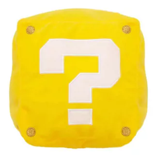 Pelúcia Com Som Bloco "?" 14cm Super Mario Sunny 4273