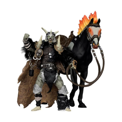 Bloodaxe with Horse 2-Pack (Gold Label) - 7" Action Figure - Spawn: The Dark Ages - McFarlane