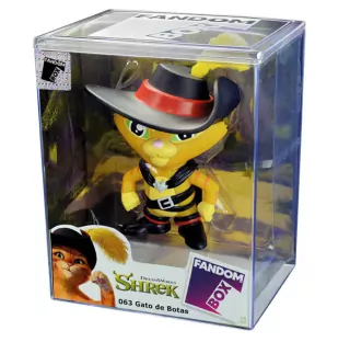 Fandom Box Sherek Gato De Botas 063- 10 Cm Líder Brinquedos