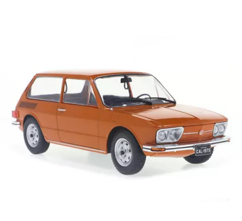 Miniatura Brasília Laranja 1976 Vw 1:24 Califórnia Toys Classics