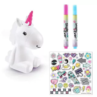 Style 4 Ever Decore Luminária Unicórnio com Led Multicolorido Fun F0150-6