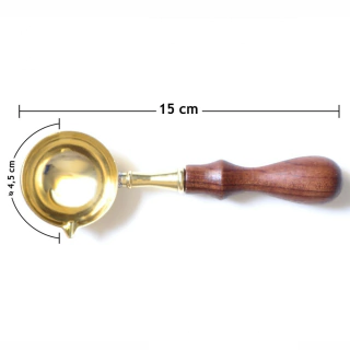 Colher Dosadora Para Cera Luxo 4,5 Cm Sft0219 SINOART