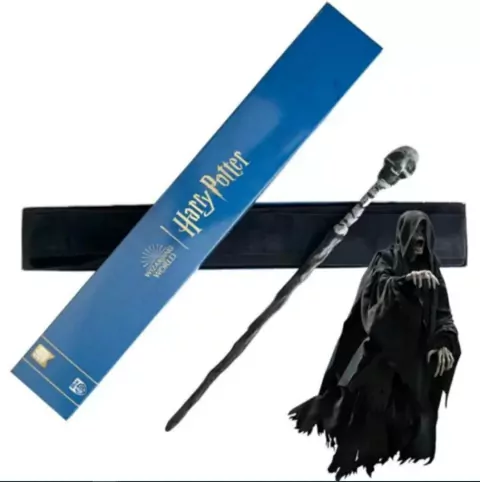 Varinha Harry Potter Comensal Da Morte Warner Oficial Plástico Splash Toys