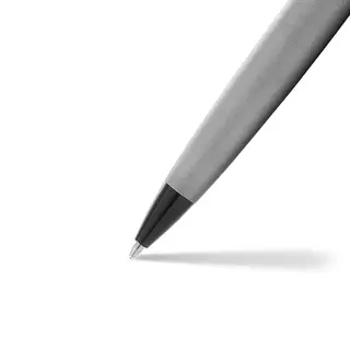 Caneta Esferográfica Sheaffer 300 Cinza Fosco Com Detalhes Polidos Em Preto E2934551