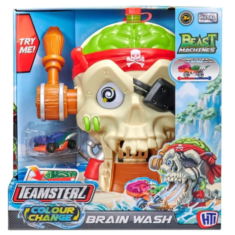 Teamsterz Pista Lavagem Cabeça Do Pirata Brain Wash F0171-5 Fun