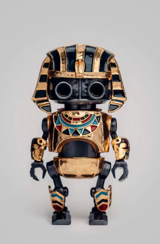 Tinco – Tutankhamon (Limited Edition) - Toy Art em Metal Feito no Brasil