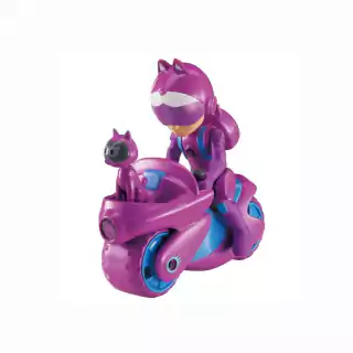 Conjunto de Motocicleta Com Boneca Articulada Petronix Defenders Emma e Kitt-10 Fun F0113-9