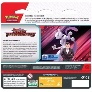 Caixa Lacrada Pokémon com 12 Blister Quadruplo EV10 Rivais Predestinados 35561 Copag - comprar online