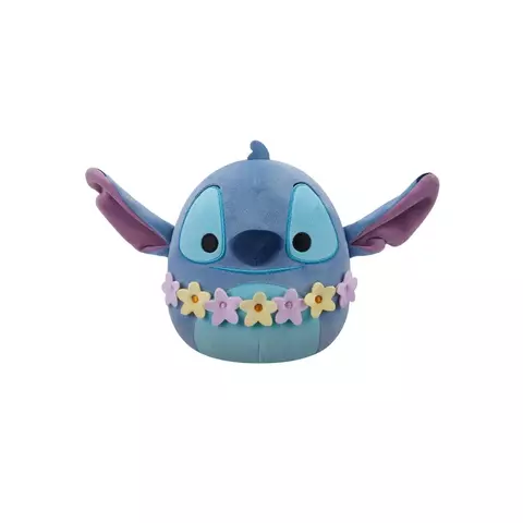 Pelúcia Squishmallows Disney Stitch Colar Havaiano 16 Cm 4378 Sunny