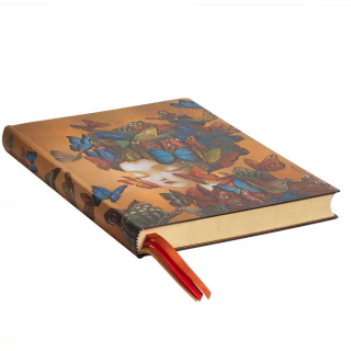 Caderno Paperblanks Madame Butterfly 21x13,5 Cm Capa Flex Pontilhado 8137-1