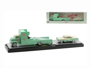 1970 Ford Coe e 1957 Ford Fairlan 500 M2 Machines Coca Cola 1/64