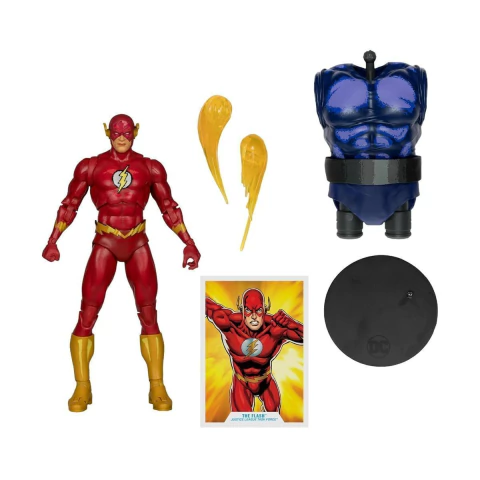 The Flash (Collect to Build: Darkseid) - 7" Action Figure - Justice League Task Force - McFarlane