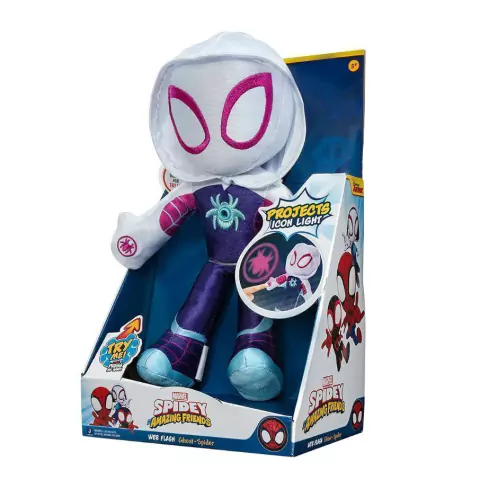 Pelúcia Spidey Com Luz 22cm Ghost Spider Sunny 3532