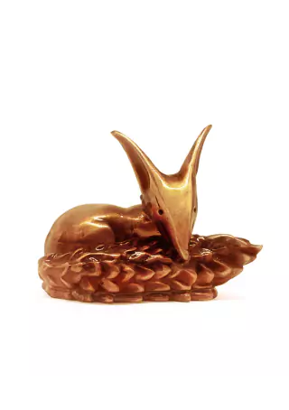 Tinco Raposa - Pequeno Príncipe - Limited Edition Icons Collection - Toy Art em Metal Feito no Brasil