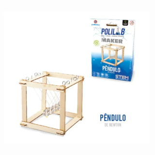 Polilab Linha Maker Pêndulo De Newton Bdm01 Polibrinq