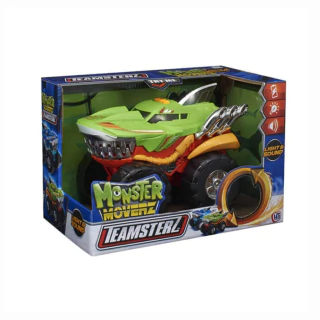 Carro Monster Moverz Teamsterz Tubarão Com Luz E Som F01127 Fun