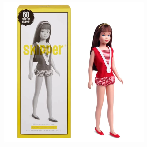 Boneca Barbie Signature Silkstone Skipper 60th Hrm86 Mattel