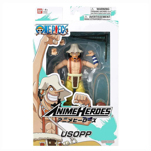 Boneco One Piece Anime Heroes Usopp 16cm Bandai 4114 Boneco One Piece Anime Heroes Usopp 16cm Bandai 4114