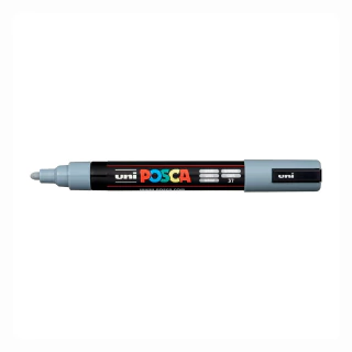 Caneta Posca Uni Pc-5m Cinza 1.8-2.5mm #37 6247