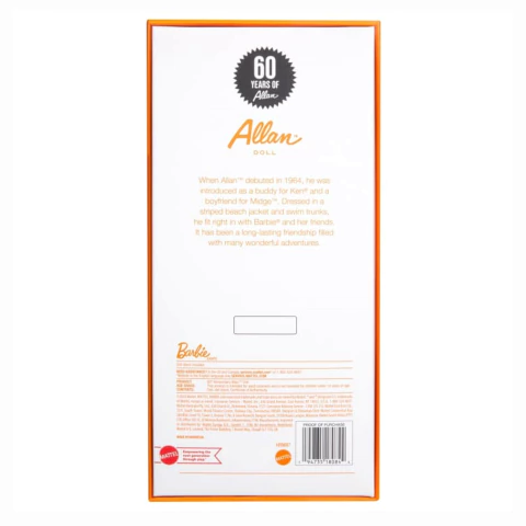 Boneca Barbie Silkstone Signature - Allan 60th Hrm87 Mattel