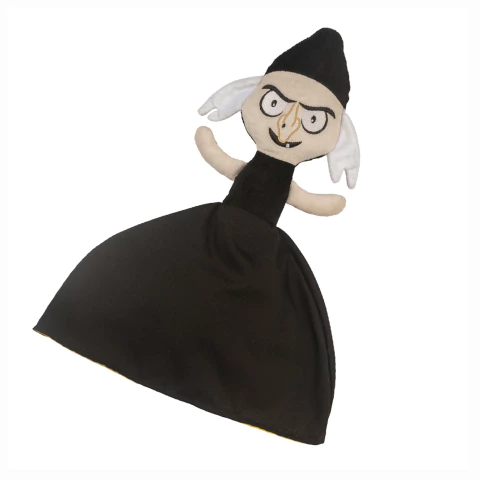 Pelúcia Vira Vira Branca de Neve e Bruxa Cas Brinquedos 5405