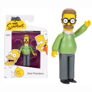 The Simpsons Ned Flanders Articulado 7 Cm 4040 Sunny Jakks Pacific