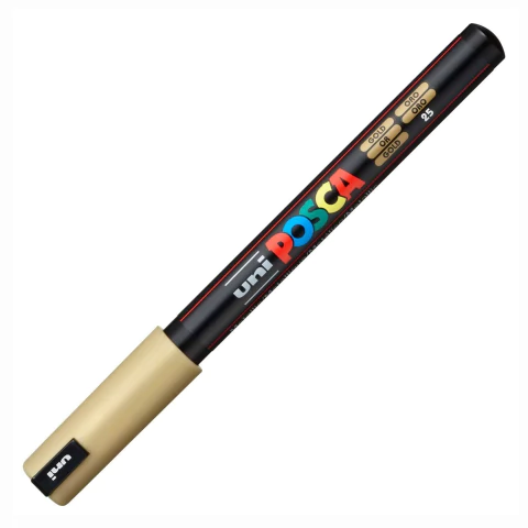 Caneta Posca Pc-1mr Uni Ouro 0.7mm #25 9910