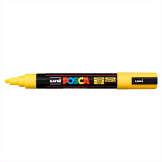 Caneta Posca Uni Pc-5m Amarela 1.8-2.5mm #02 6162